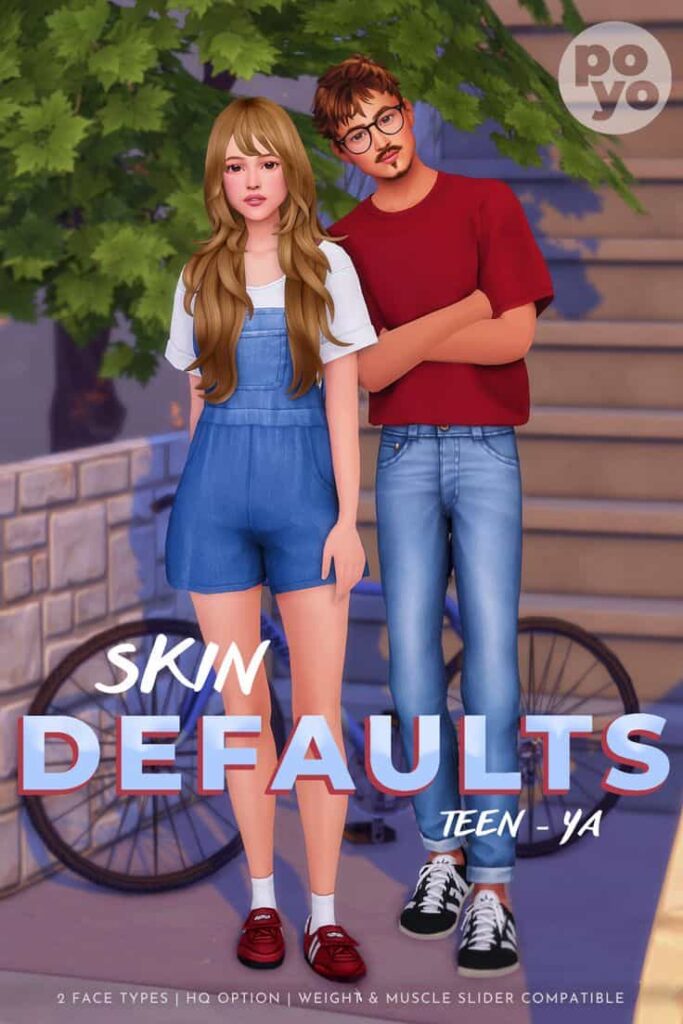 sims 4 default skin
