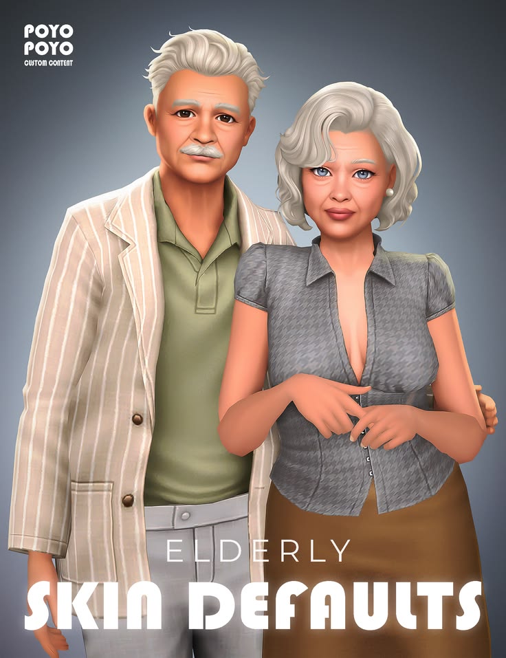 sims 4 elder skin cc