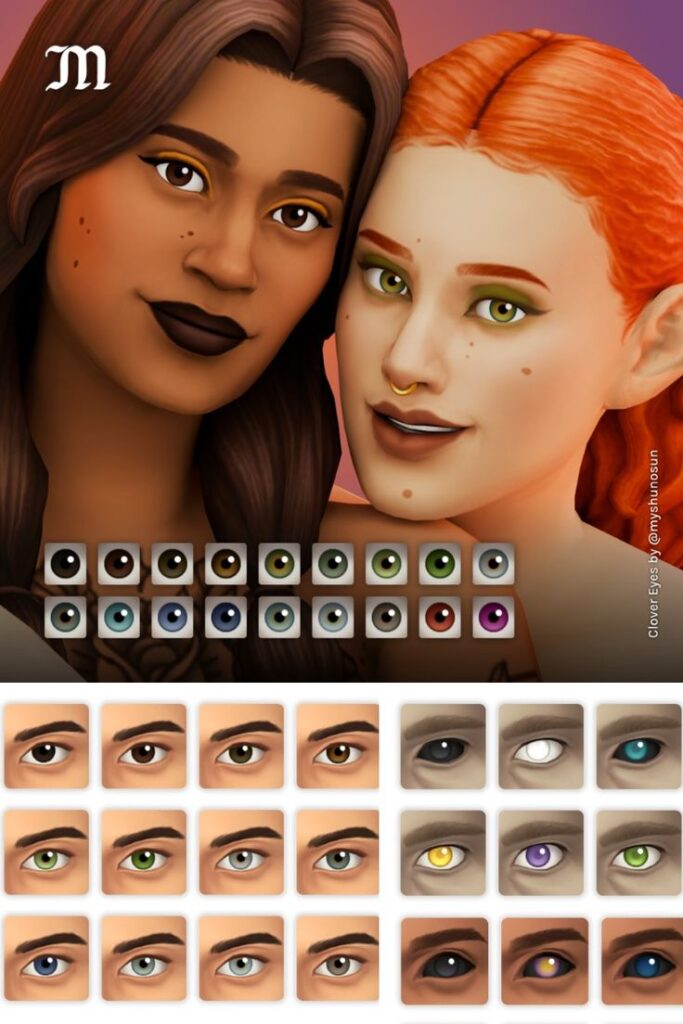 sims 4 eyes maxis match