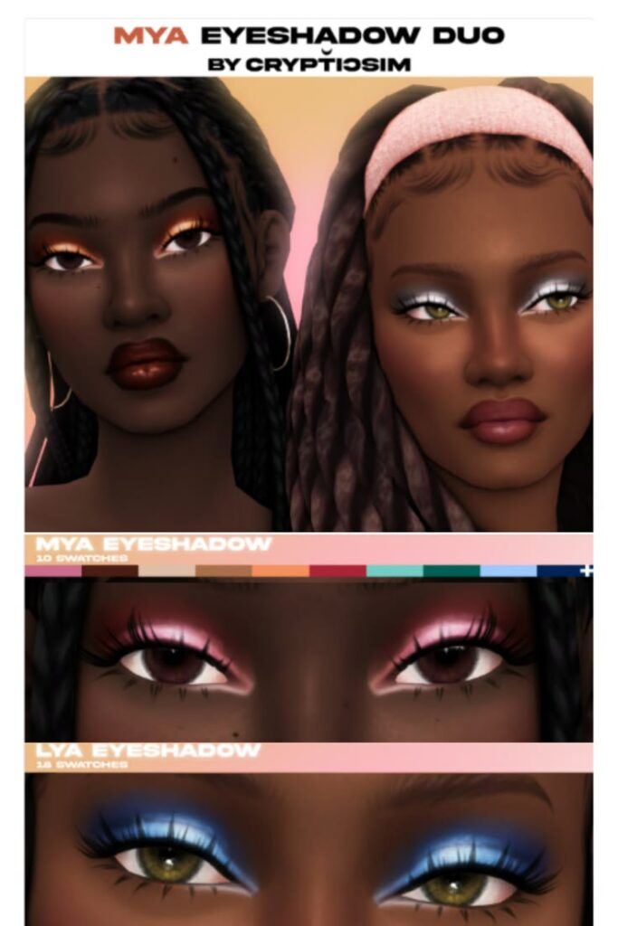 sims 4 eyeshadow cc set