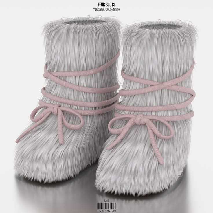 sims 4 fur boots