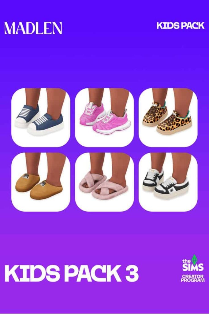 sims 4 kids pack shoes