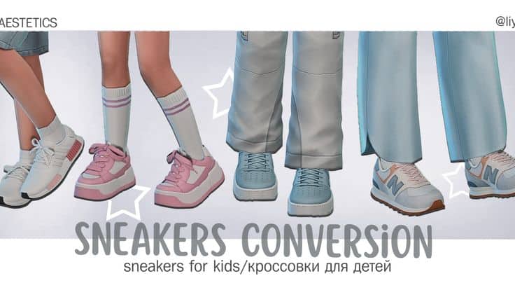 sims 4 kids sneakers cc conversion
