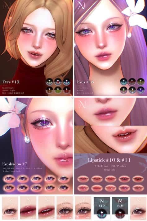sims 4 makeup set