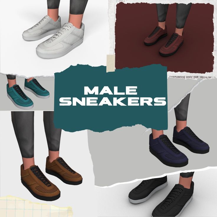 sims 4 male sneakers cc