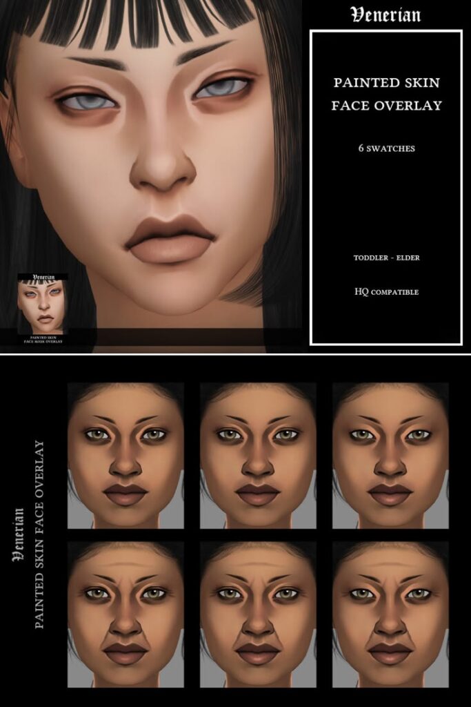 sims 4 painted skin overlay