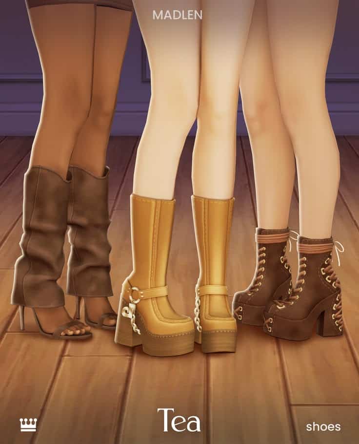 sims 4 shoes cc set