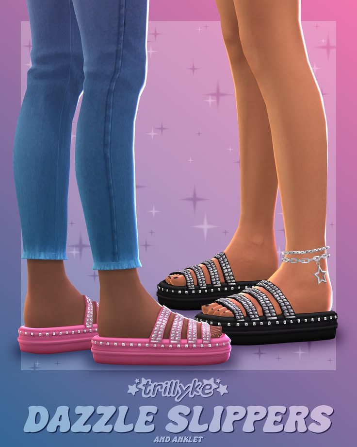 sims 4 slippers and anklets