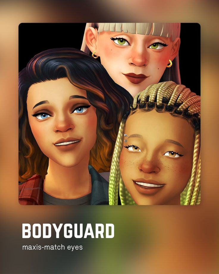 the best sims 4 eyes maxis match
