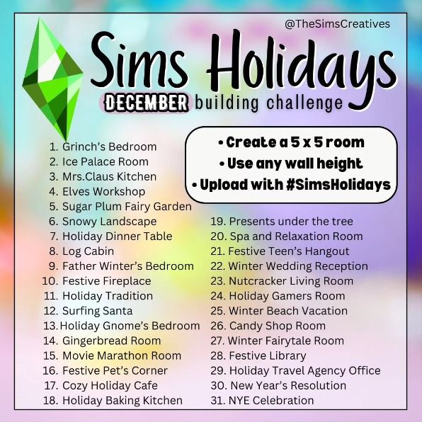 best sims 4 build challenges