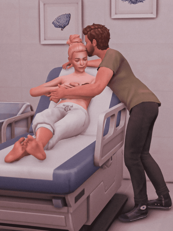 family of 3 sims 4 pregnancy poses