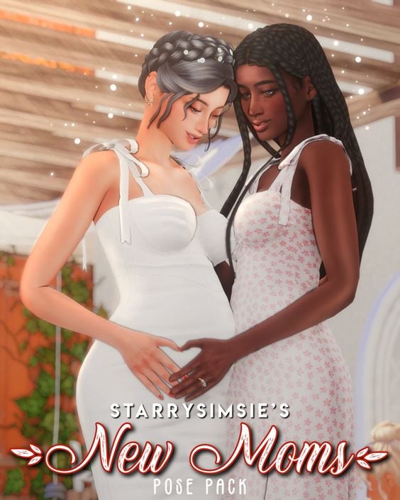 new moms sims 4 pregnancy poses