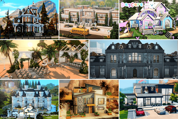 47+ Sims 4 Builds That Will Give Your Game a Complete Makeover (Sims 4 Build Ideas)