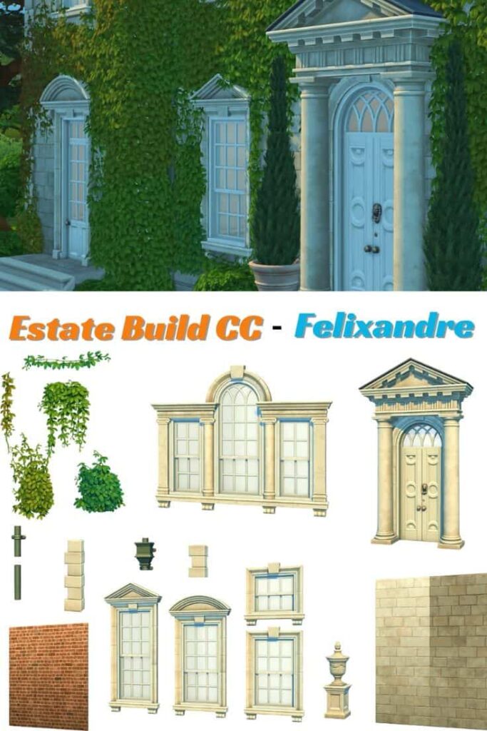 sims 4 estate cc pack