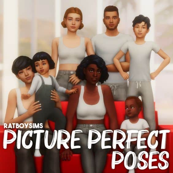 sims 4 family picture poses