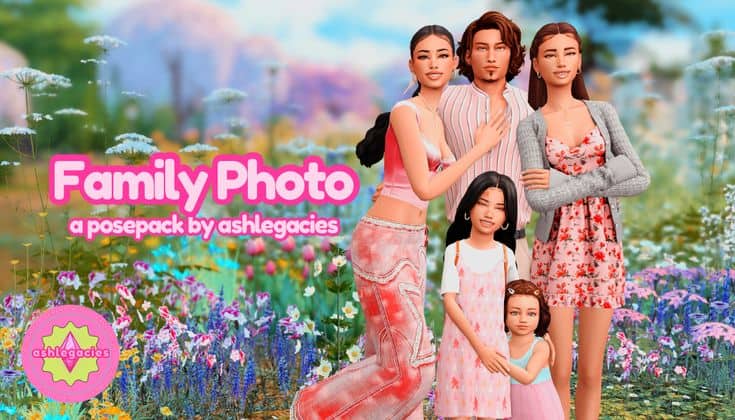 sims 4 family pose pack