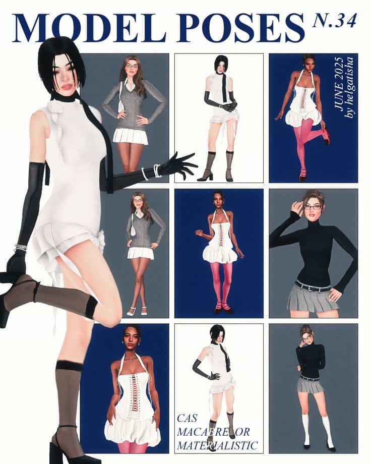 sims 4 model cas poses