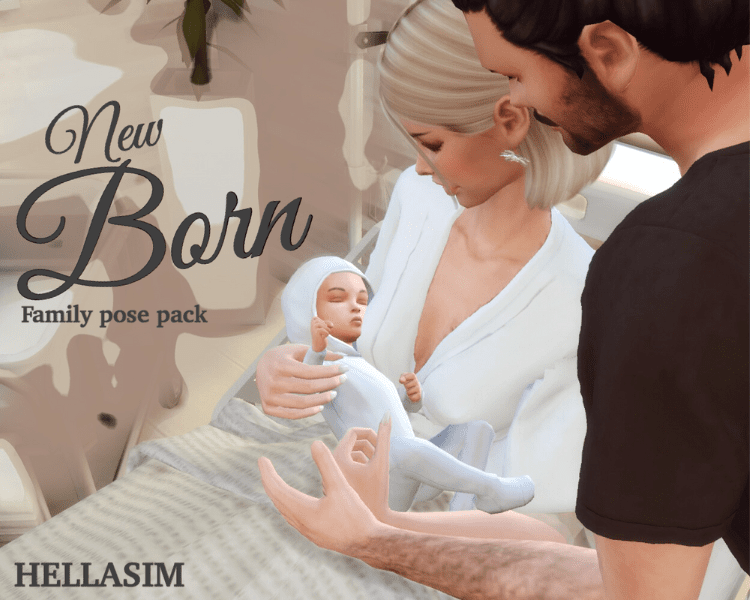 sims 4 new born pose pack