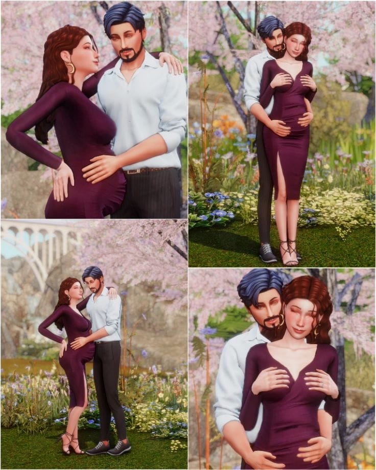 sims 4 pregnancy photoshoot