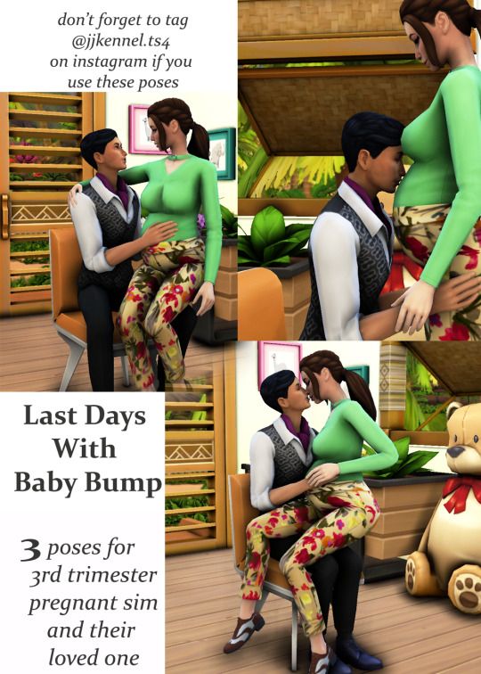 sims 4 pregnancy pose pack mod