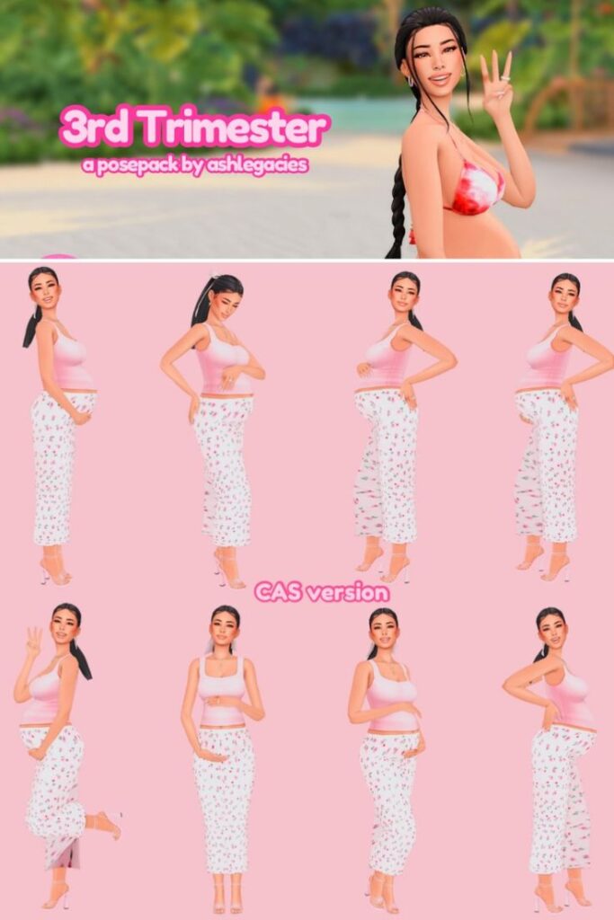 sims 4 pregnancy poses