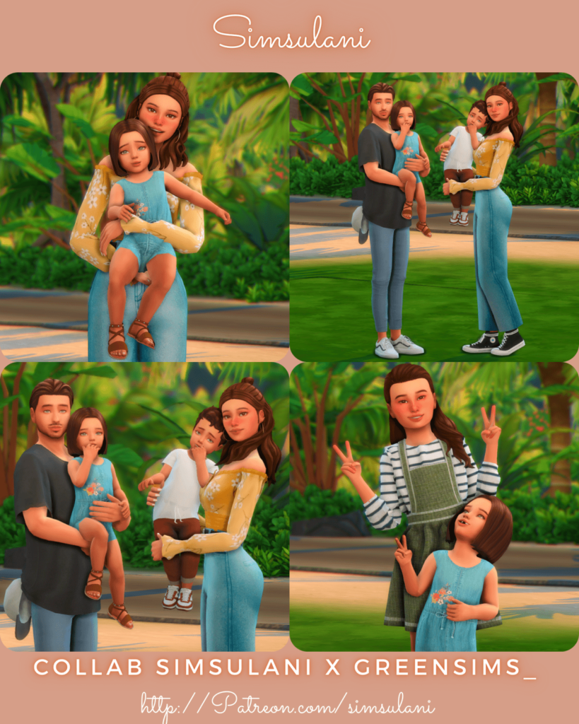 sims 4 small family poses