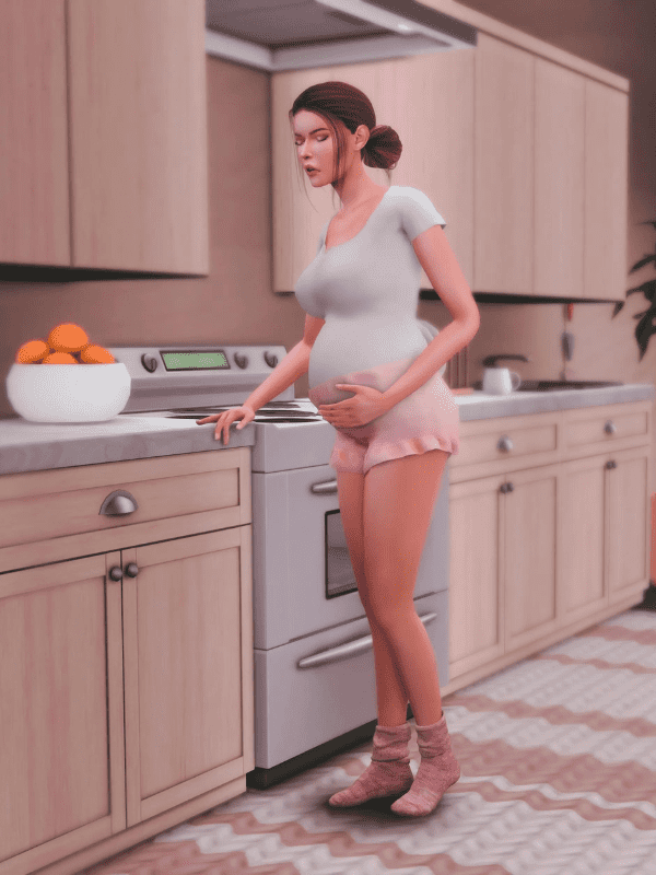 the sims 4 pregnancy pose mod