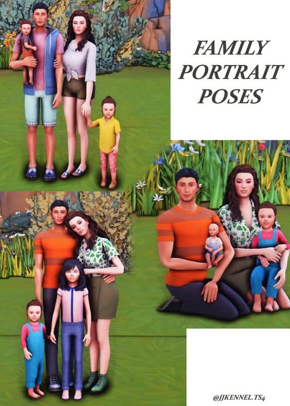 unique sims 4 family poses