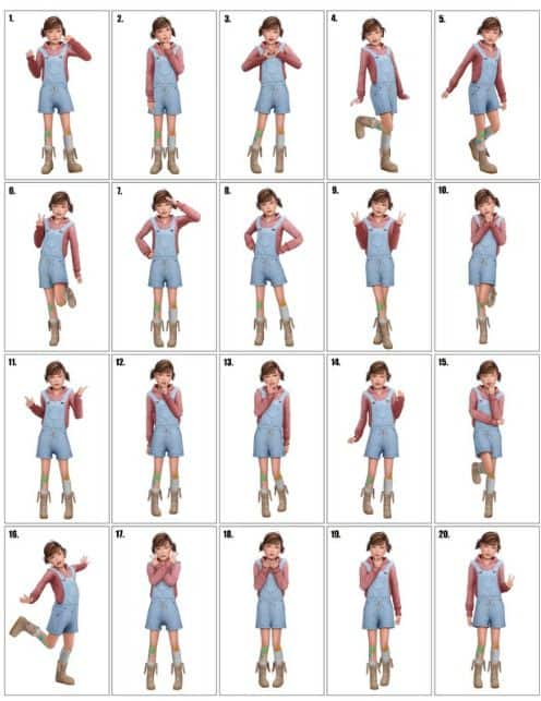 best sims 4 child poses