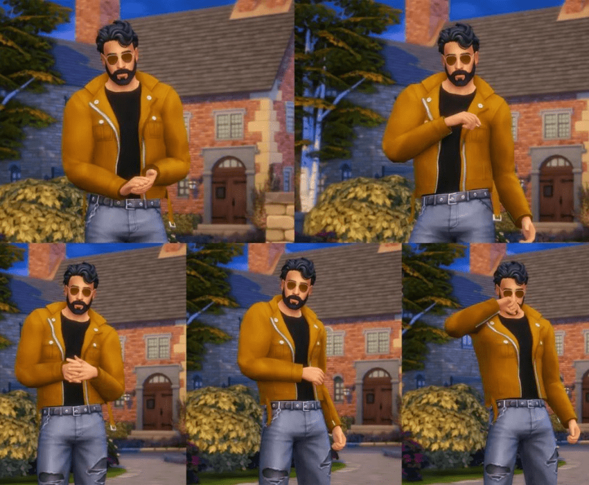 male cas poses sims 4