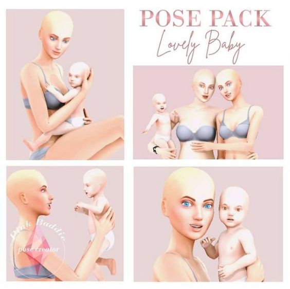 sims 4 baby pose pack