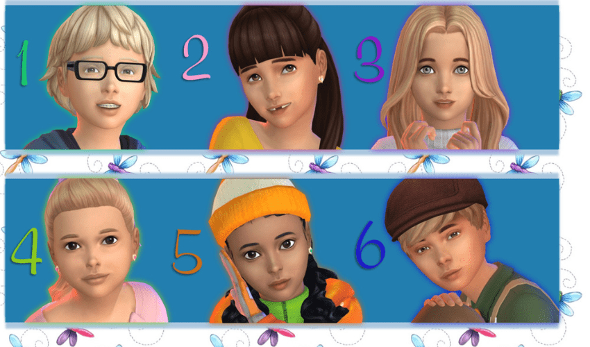sims 4 child gallery poses