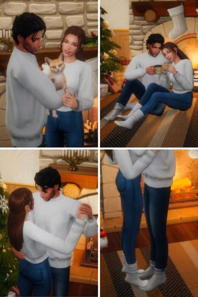 sims 4 couple pose pack