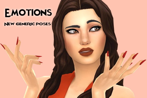 sims 4 emotions gallery poses