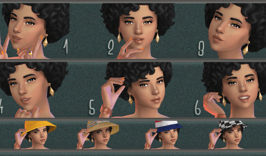 sims 4 female gallery pose pack