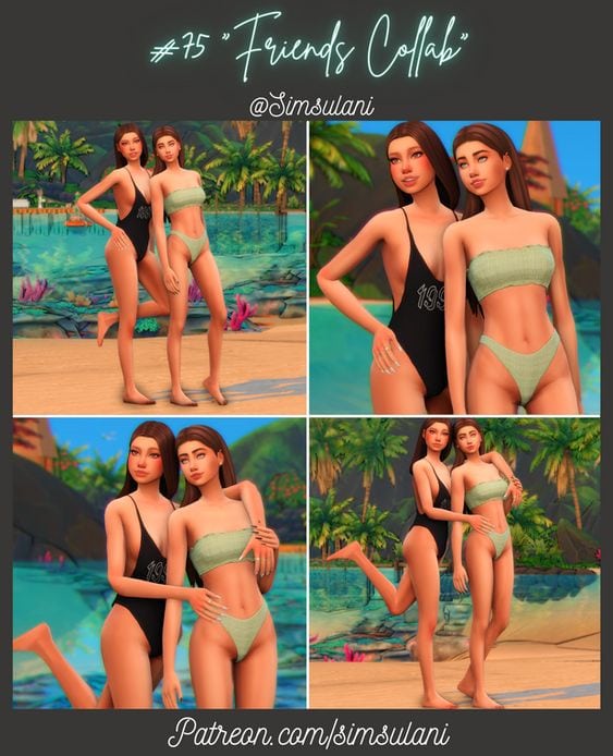sims 4 friend poses