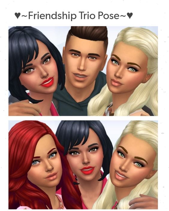 sims 4 friendship gallery poses