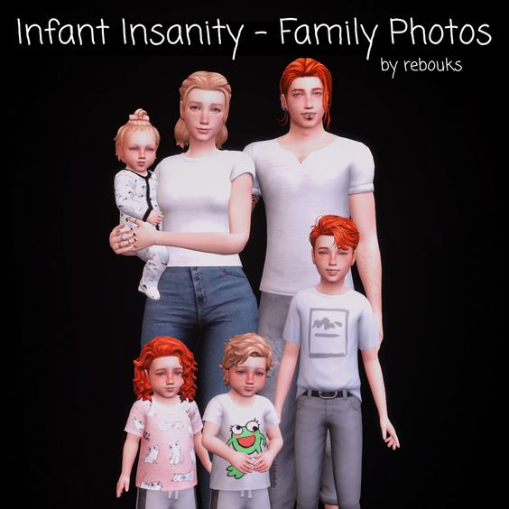 sims 4 infant family poses