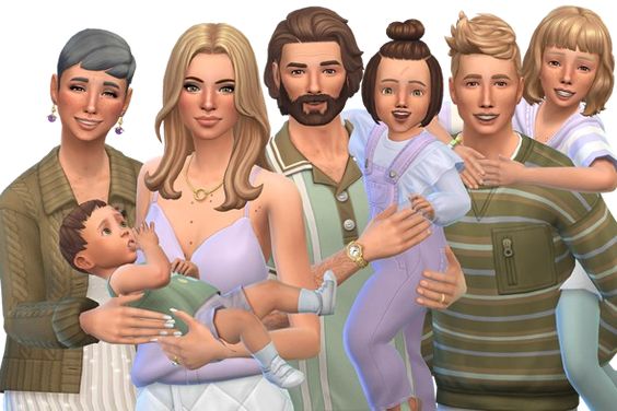 sims 4 infant group gallery pose