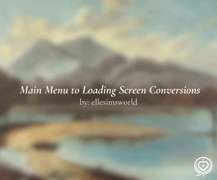sims 4 loading screen conversions