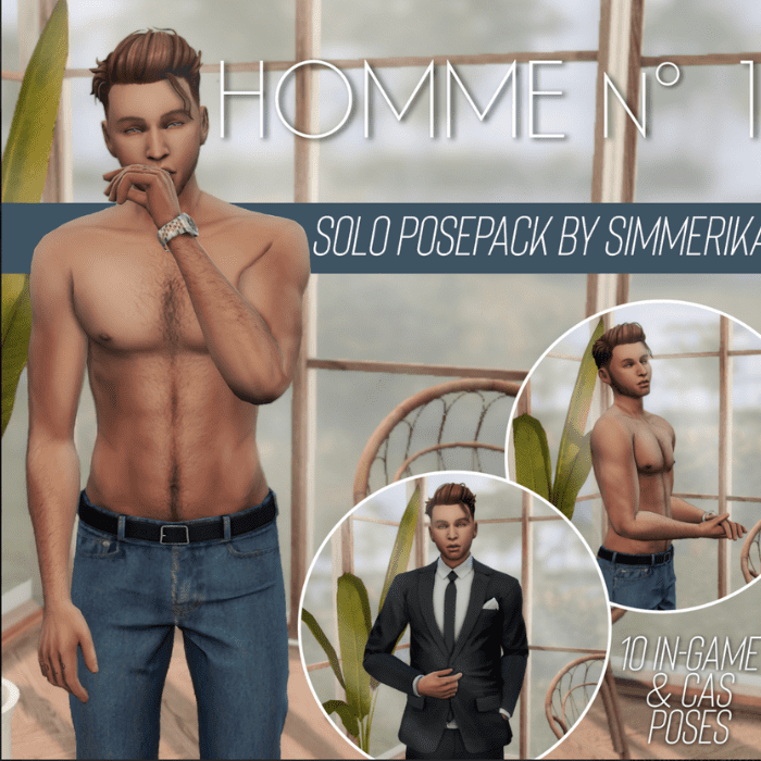sims 4 male gallery poses