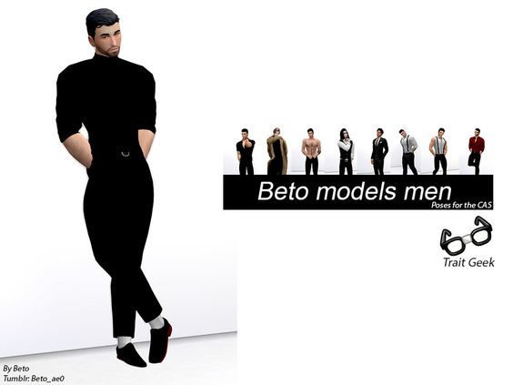 sims 4 male model pose pack