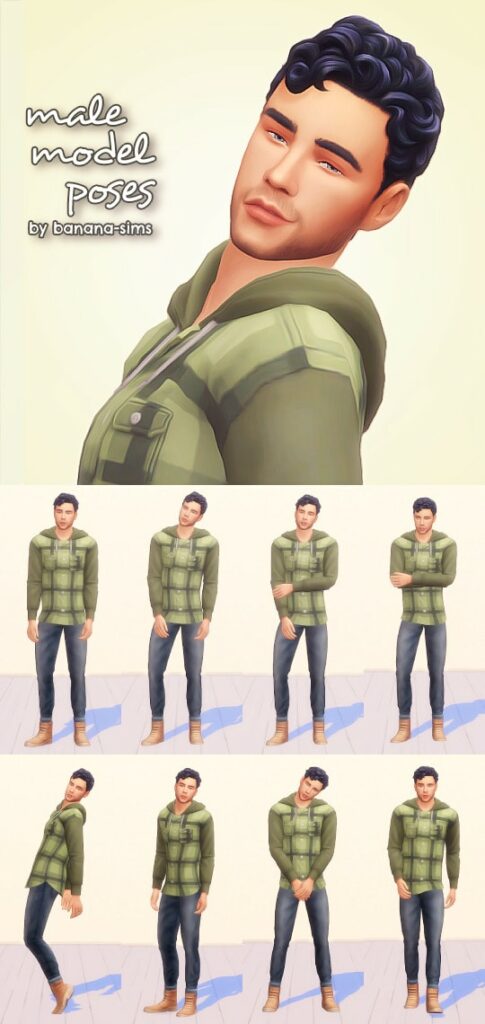 sims 4 male model poses