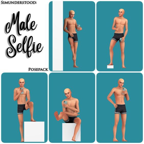 sims 4 male selfie poses