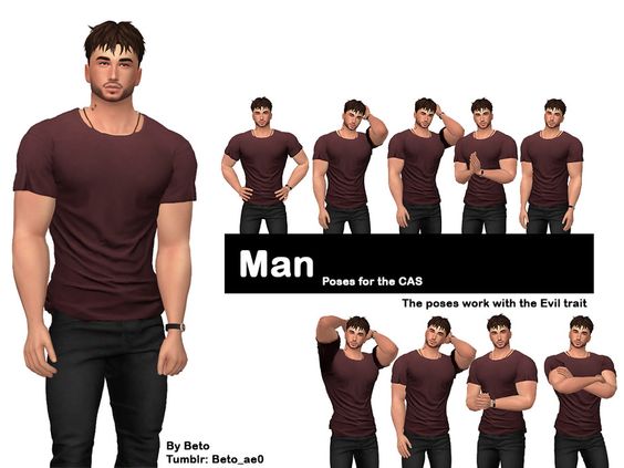 sims 4 masculine poses