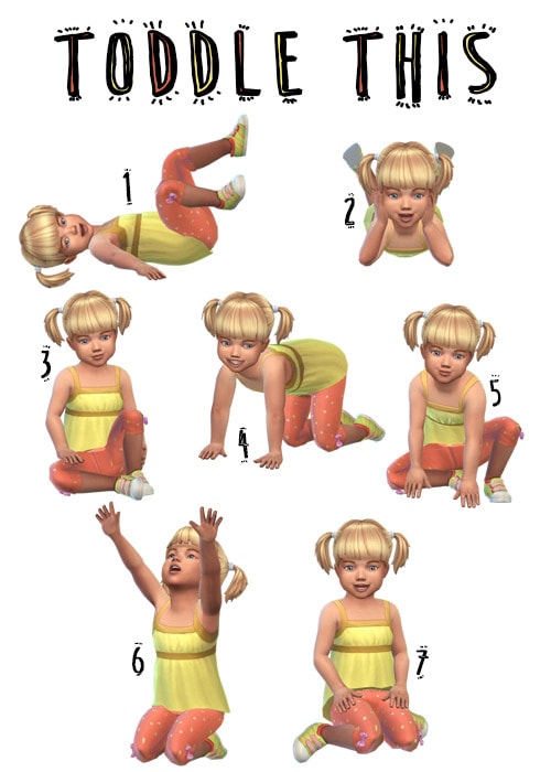 sims 4 toddler gallery poses