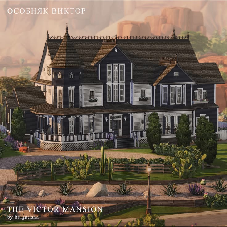 sims 4 victoria mansion