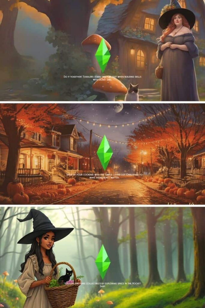 sims 4 witchy loading screen