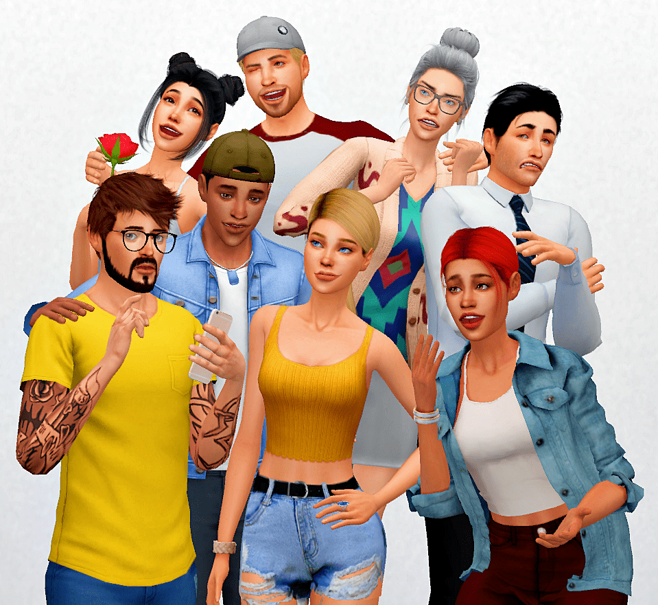 the sims 4 group poses