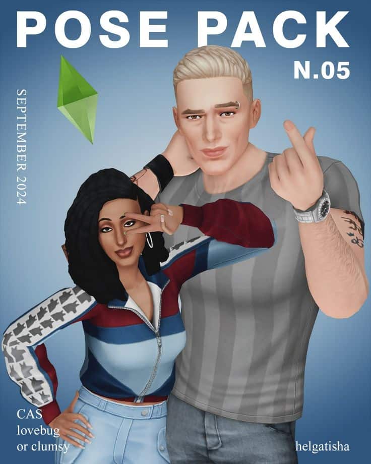 ts4 CAS poses